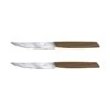 2 Couteaux Steak/table Victorinox Swiss Modern 12cm Noyer