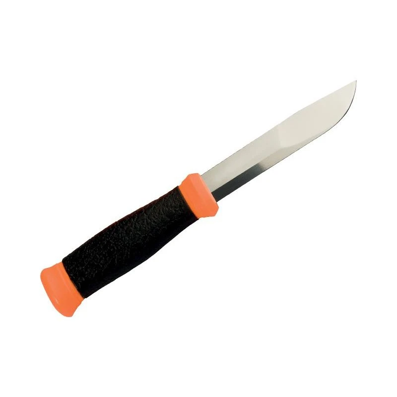 Couteau à Lame Fixe Mora 2000 Noir Orange Inox 1 Couteau à Lame Fixe Mora 2000 Noir Orange Inox