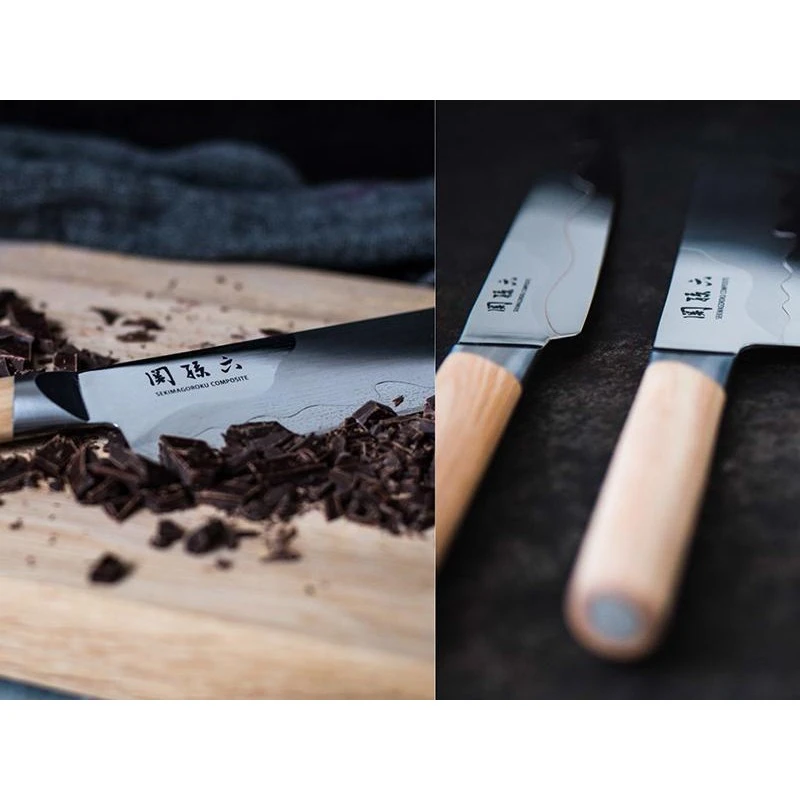 Couteau à Trancher Kai 22,5cm Seki Magoroku Composite Inox 3 Couteau à Trancher Kai 22,5cm Seki Magoroku Composite Inox – Image 3