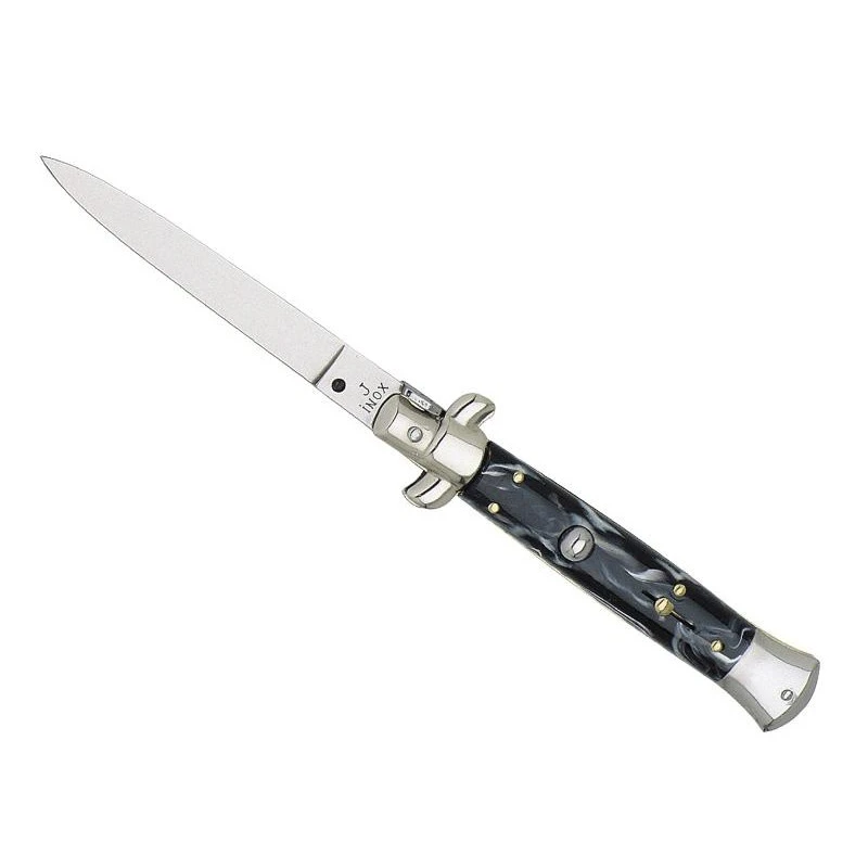 Couteau Automatique Façon Corne Manche 18 Cm - 2133 1 Couteau Automatique Façon Corne Manche 18 Cm - 2133