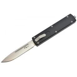 Couteau Automatique OTF Golgoth G12 Drop Point D2/aluminium Noir