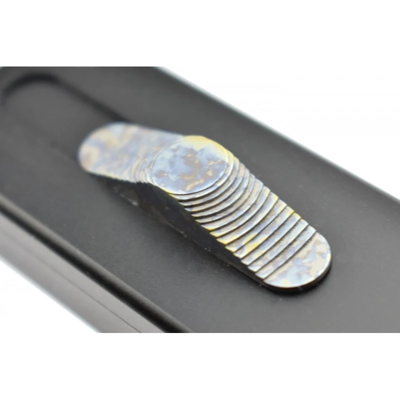 Couteau Automatique OTF Golgoth G12DT+ Double Tranchant Crazy D2/alu Noir 3 Couteau Automatique OTF Golgoth G12DT+ Double Tranchant Crazy D2/alu Noir – Image 3