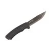 Couteau Lame Fixe Mora Bushcraft Survival Noir Carbone