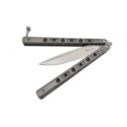 Couteau Papillon Max Knives P40S Manche Titane -Cuisine Couteaux Magasin couteau papillon max knives p40s manche titane 3