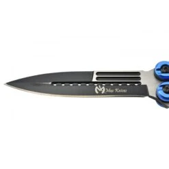 Couteau Papillon Max Knives P45 3Cr13 Aluminium Anodisé Bleu -Cuisine Couteaux Magasin couteau papillon max knives p45 3cr13 aluminium anodise bleu 2