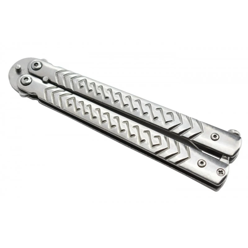 Couteau Papillon Max Knives P54S 3Cr13 Acier Silver 3 Couteau Papillon Max Knives P54S 3Cr13 Acier Silver – Image 3