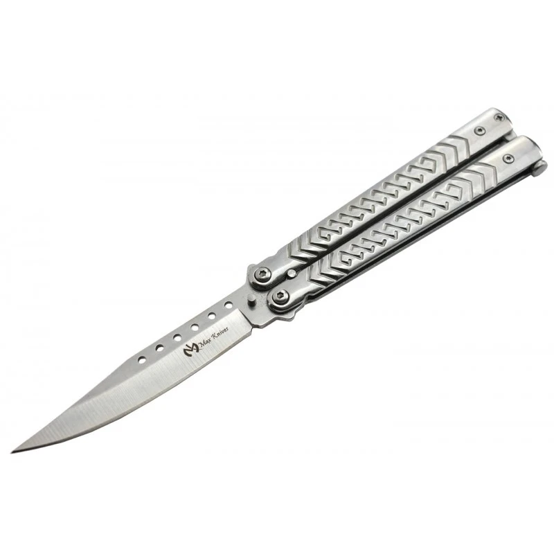 Couteau Papillon Max Knives P54S 3Cr13 Acier Silver 1 Couteau Papillon Max Knives P54S 3Cr13 Acier Silver