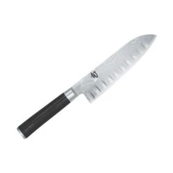 Couteau Santoku Alvéolé Kai 18cm Shun Damas Inox