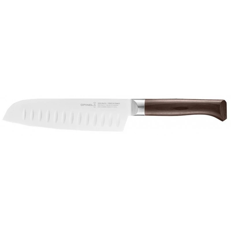 Couteau Santoku Alvéolé Opinel Les Forgés 1890 1 Couteau Santoku Alvéolé Opinel Les Forgés 1890