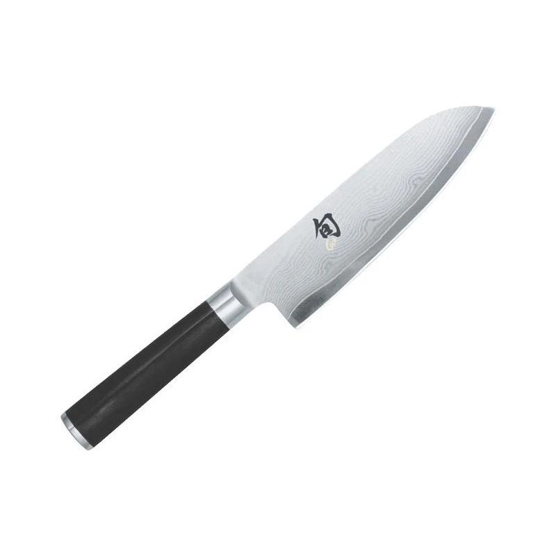 Couteau Santoku Kai 18cm Shun Damas Inox 1 Couteau Santoku Kai 18cm Shun Damas Inox