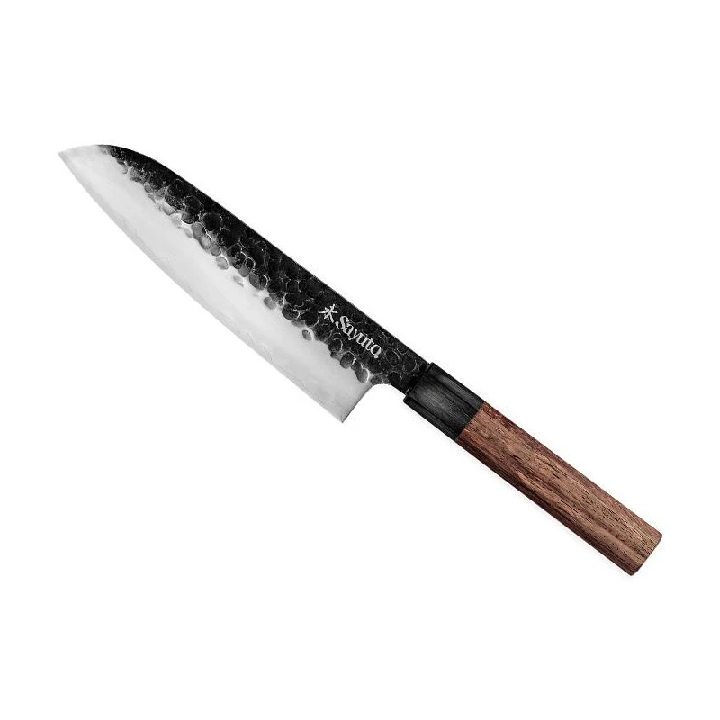 Couteau Santoku Sayuto 17cm Sequoia San Maï 1 Couteau Santoku Sayuto 17cm Sequoia San Maï