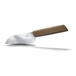 Couteau Santoku Victorinox Swiss Modern Alvéolé 17cm Noyer -Cuisine Couteaux Magasin couteau santoku victorinox swiss modern alveole 17cm noyer 1