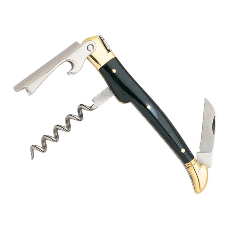 Couteau Sommelier Laguiole G.David 3 Pièces Corne Mitres Laiton 1 Couteau Sommelier Laguiole G.David 3 Pièces Corne Mitres Laiton