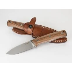 Poignard LionSteel B35 Manche Bois De Santos -Cuisine Couteaux Magasin poignard lionsteel b35 manche bois de santos 1